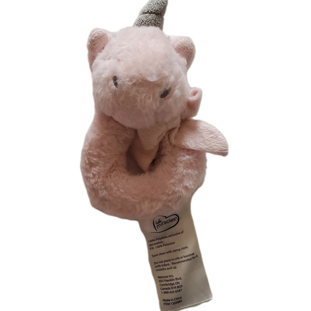 Little Miracles‎ Pink Unicorn Rattle